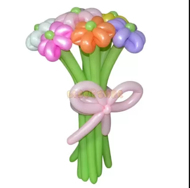 Букет из шаров. Цветы из шариков. Сцеты из шаров. Цветы из надувных шаров.